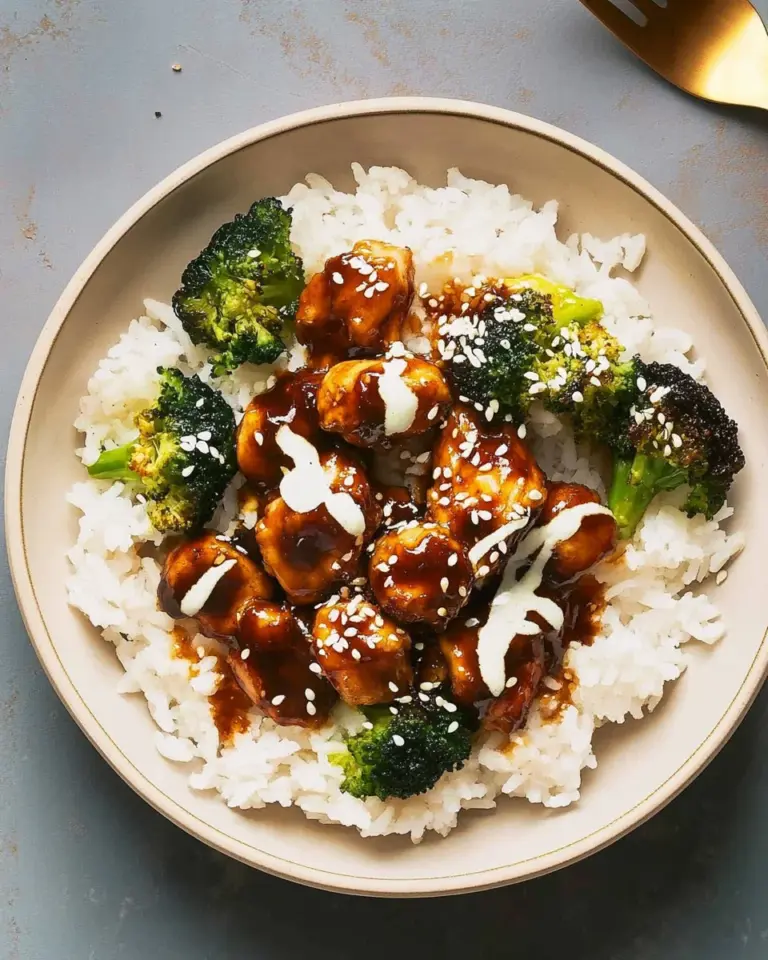 Sticky Chicken Rice Bowls