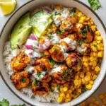 Street Corn Chicken Rice Bowl