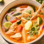 Thai Coconut Curry Chicken Soup