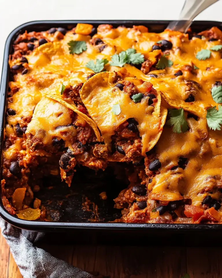 Walking Taco Casserole