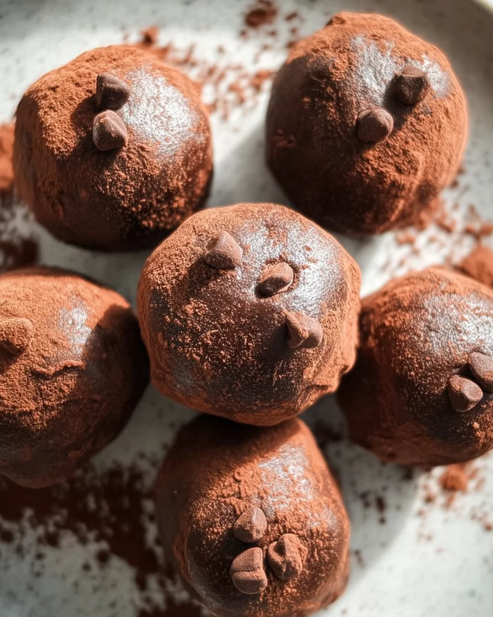 3-Ingredient No Bake Brownie Bites