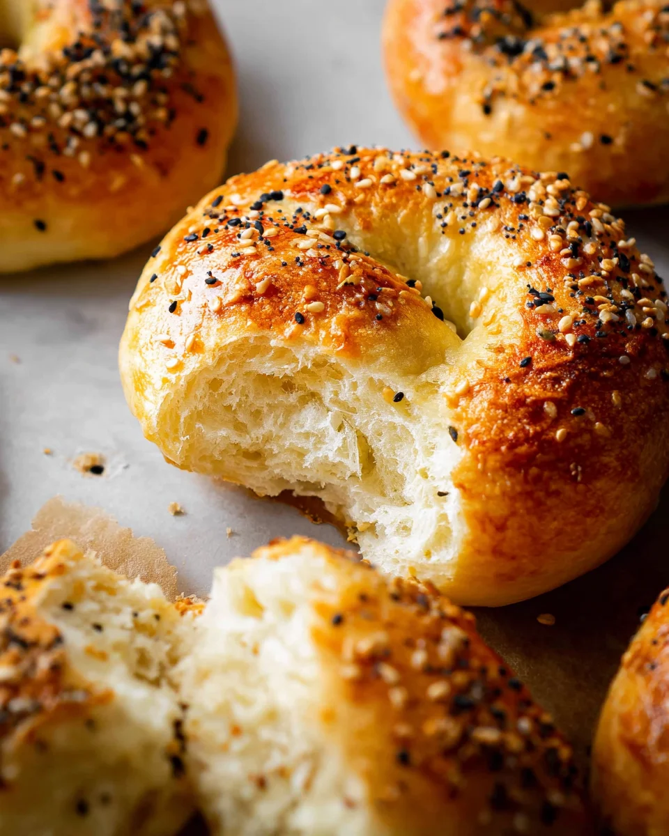 3 Ingredient Air Fryer Bagels