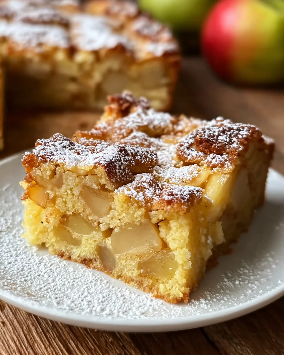 3 Ingredient Apple Cake