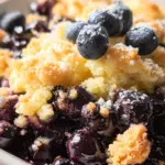 4 Ingredient Blueberry Cobbler