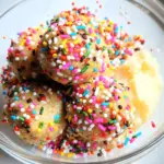 Applesauce Birthday Cake Protein Balls