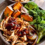 BBQ Chicken & Roasted Sweet Potato Bowls