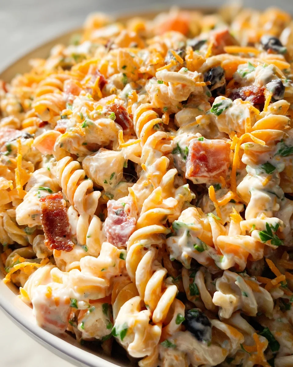 Bacon Ranch Pasta Salad