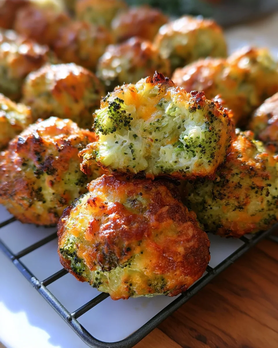 Baked Broccoli Cheese Balls