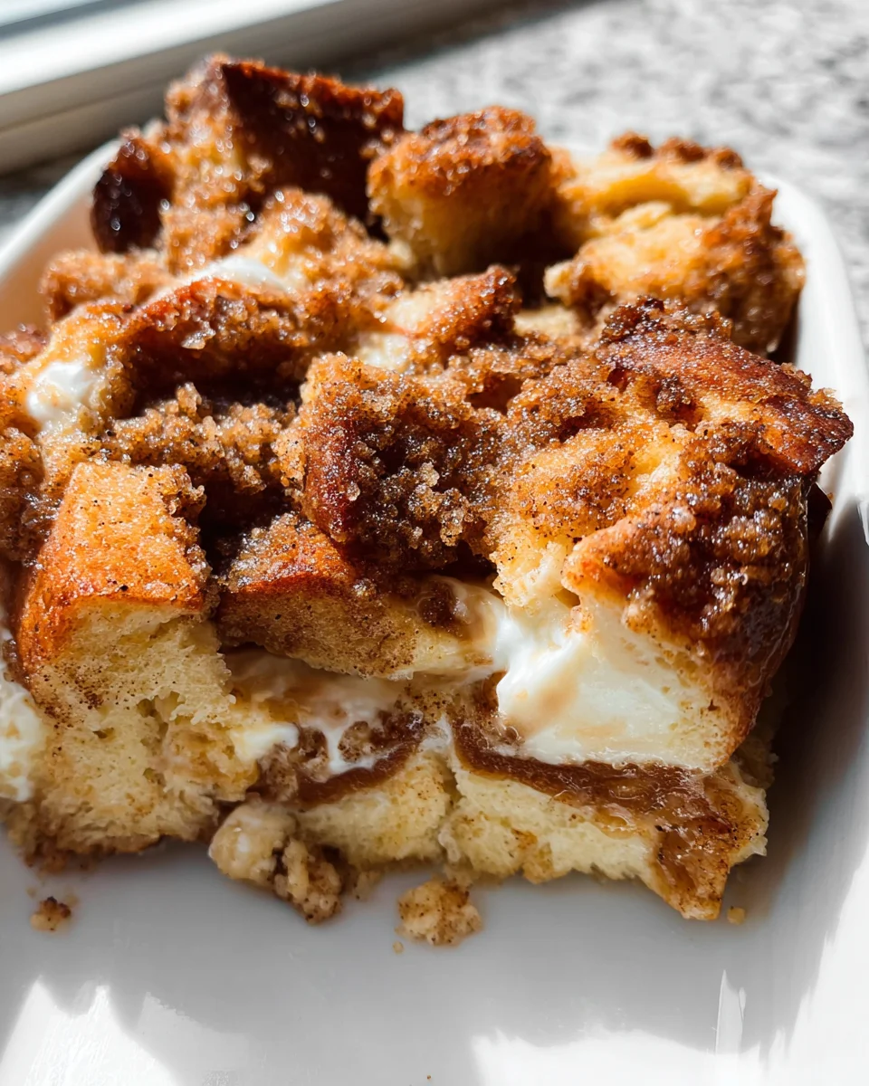 Baked Cream Cheese French Toast Casserole