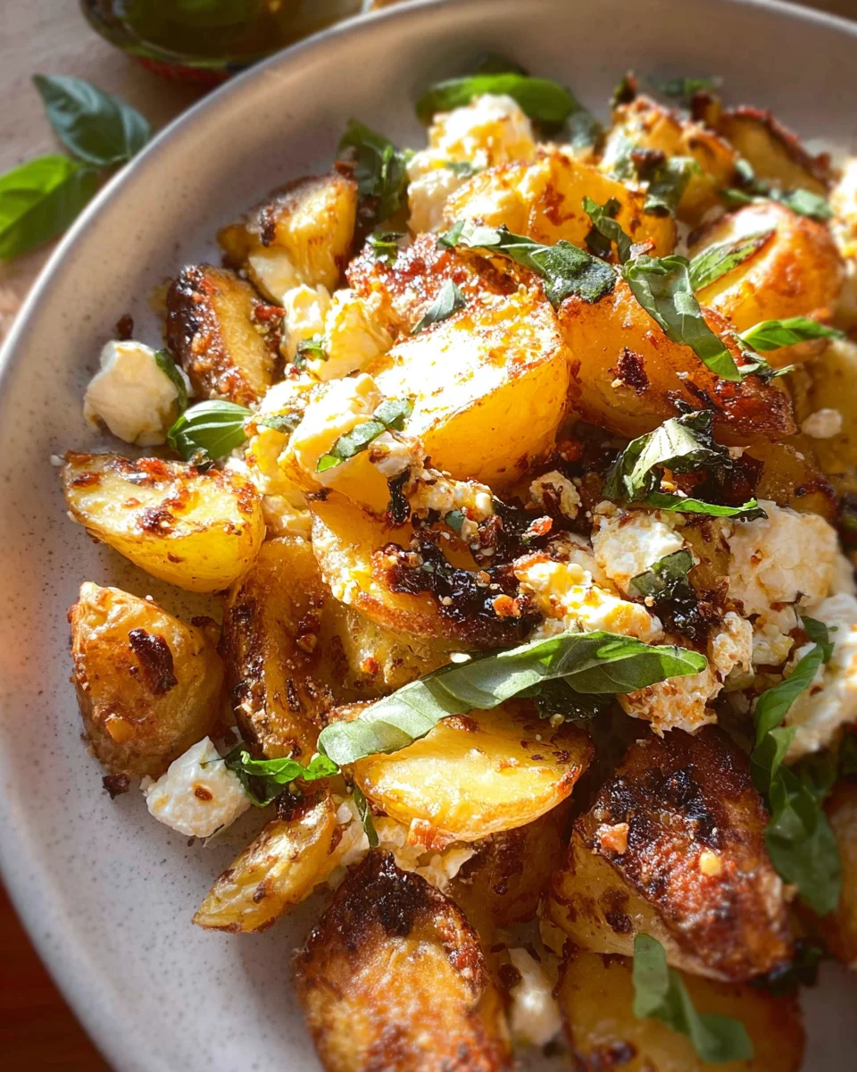 Baked Feta Potatoes
