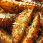 Baked Garlic Parmesan Potato Wedges