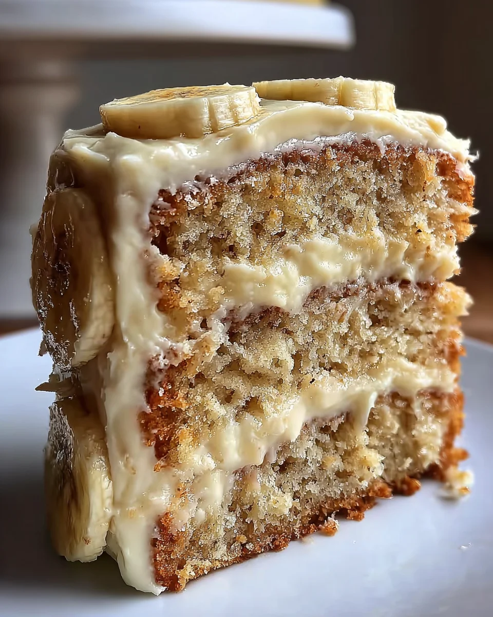 Banana Cake with Cream Cheese Frosting