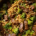 Beef and Broccoli Ramen Stir Fry