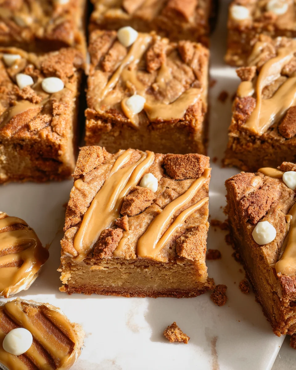 Biscoff Blondies