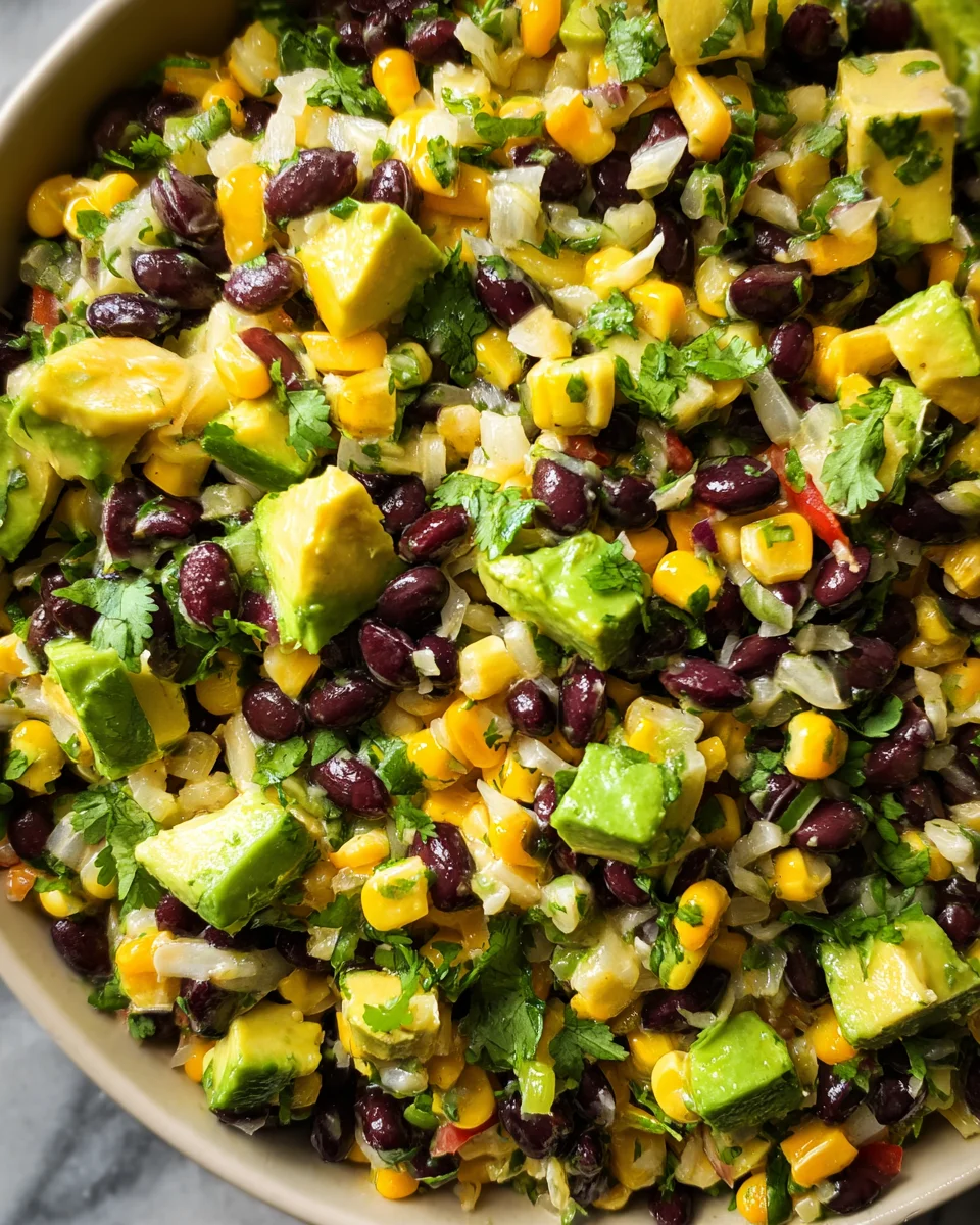Black Bean Corn Avocado Salad