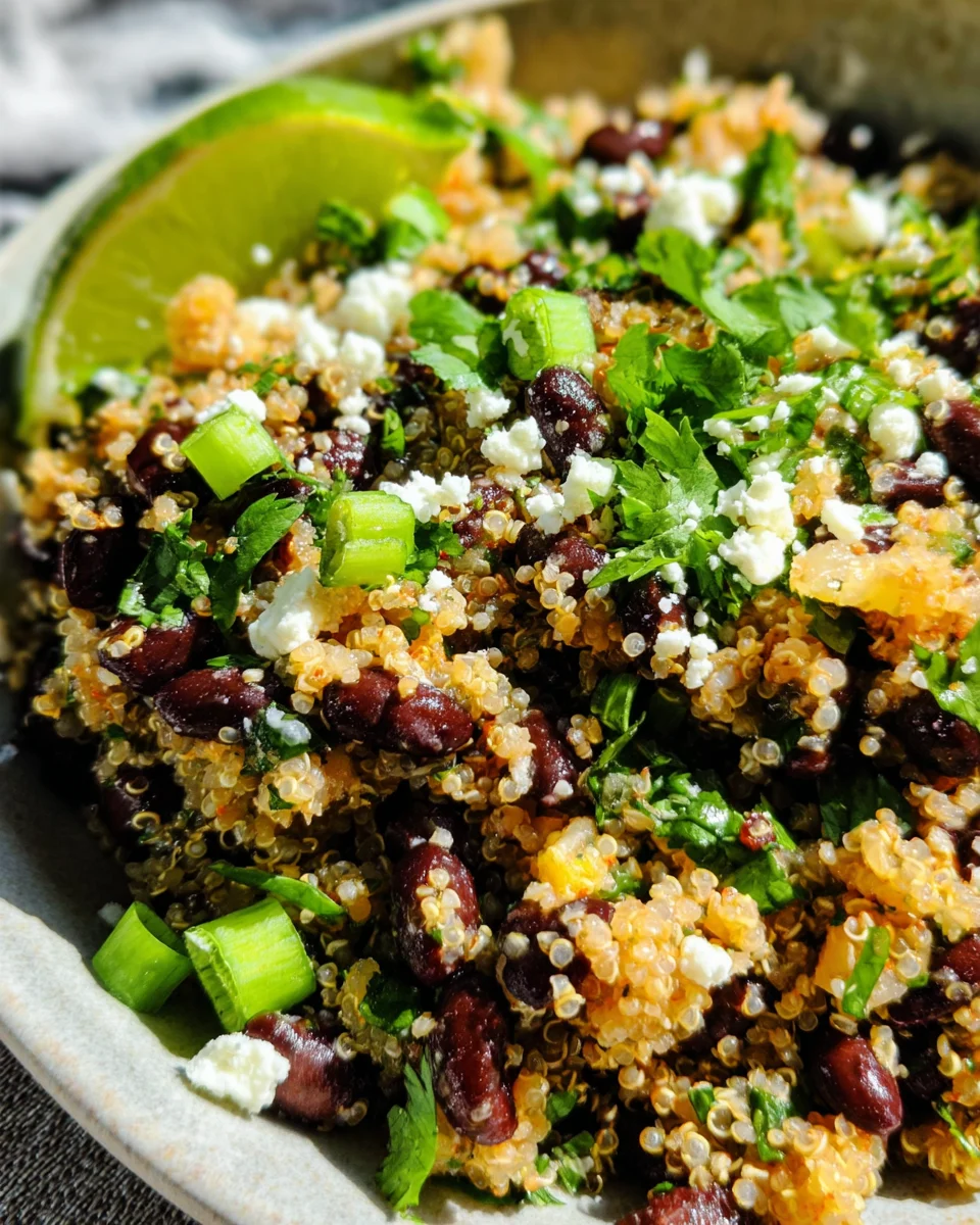 Black Bean Quinoa Salad Recipe