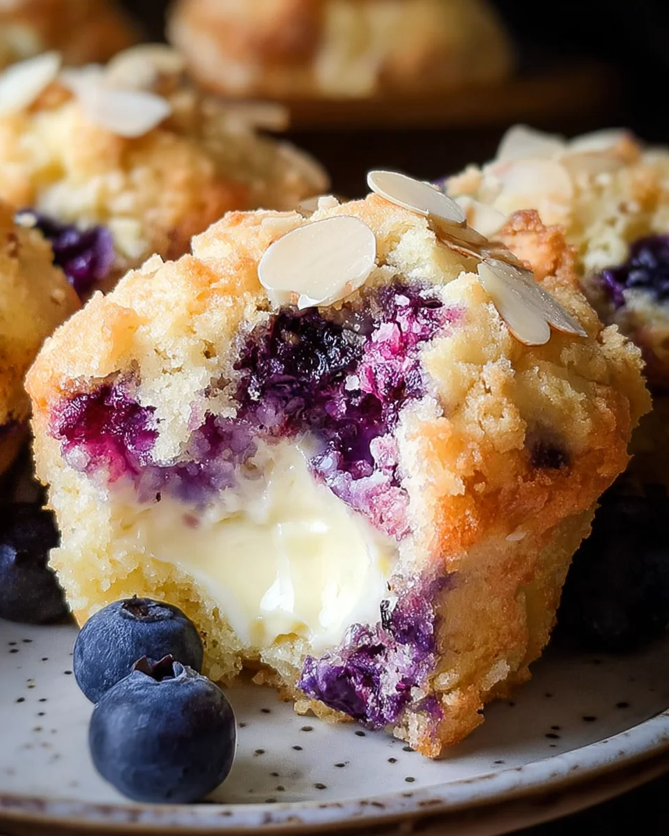 Blueberry Cream Cheese Muffins