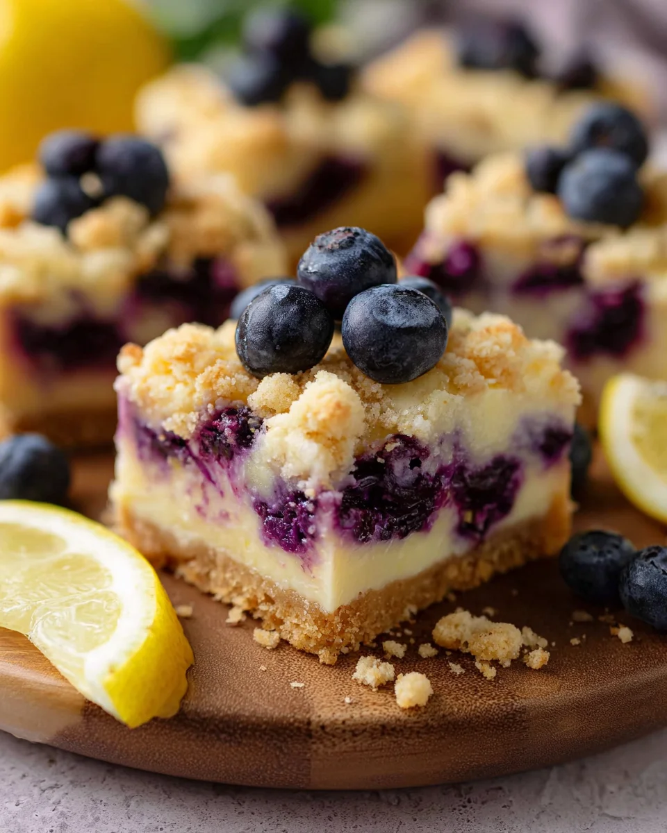 Blueberry Lemon Pie Bars