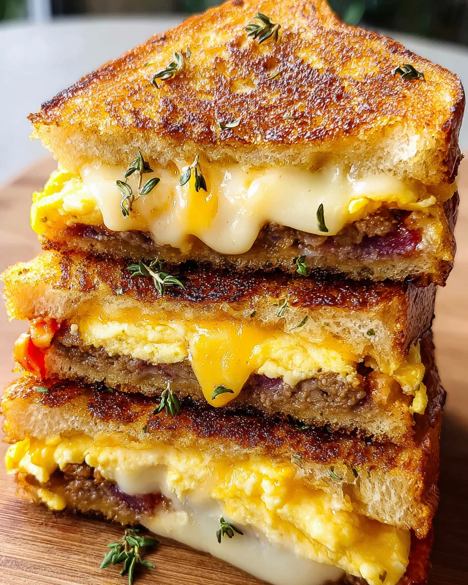 Breakfast Grilled Cheese