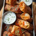 Buffalo Chicken Egg Rolls