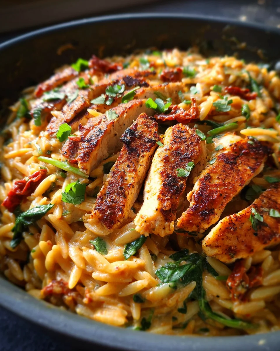 Cajun Chicken Orzo