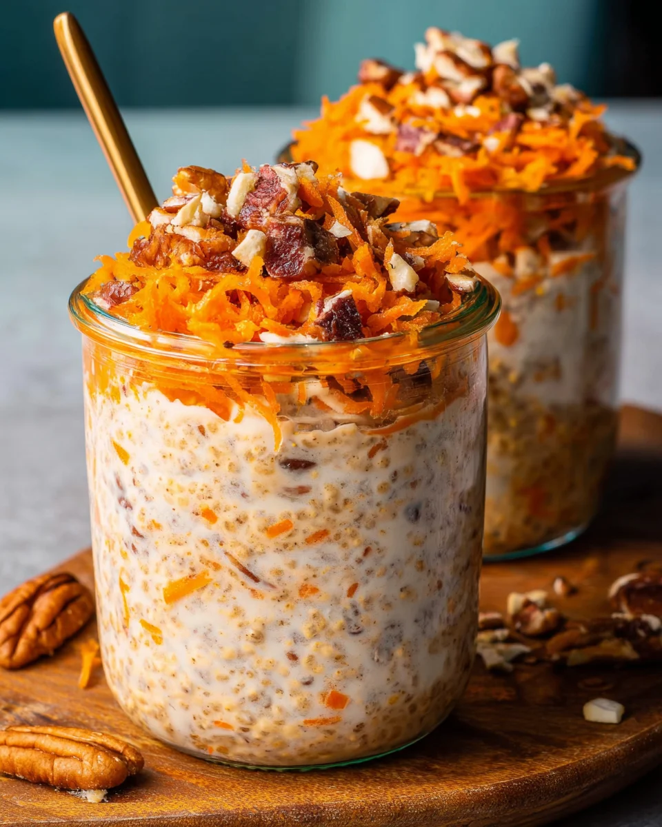 Carrot Cake Overnight Oats