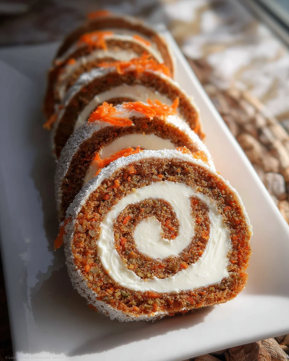 Carrot Cake Roll