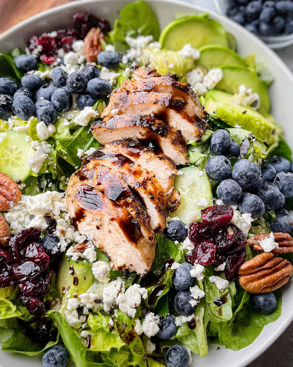 Chicken Blueberry Feta Salad