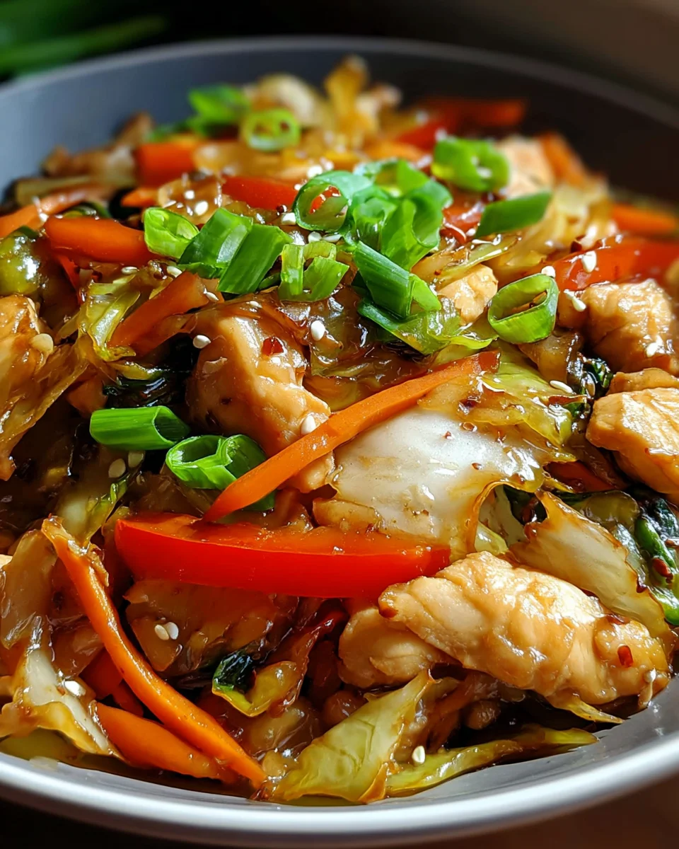 Chicken Cabbage Stir-Fry Recipe
