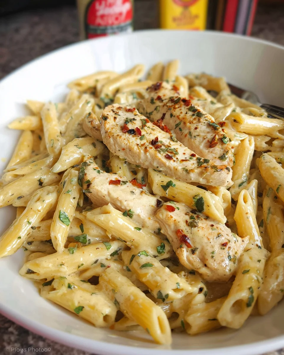 Chicken Garlic Parmesan Pasta