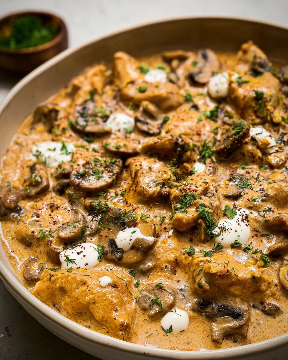 Chicken Stroganoff