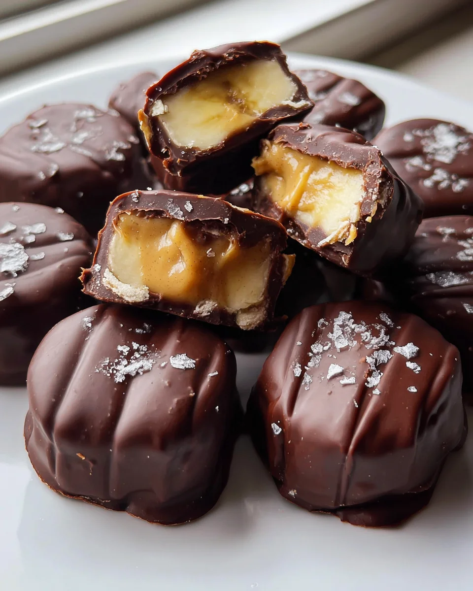 Chocolate Peanut Butter Banana Bites