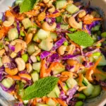 Chopped Asian Salad (Miso Dressing)