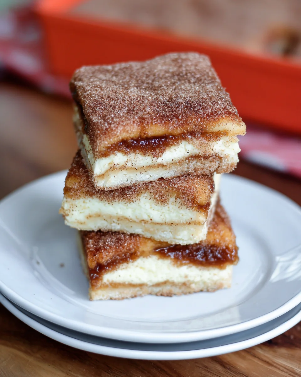 Churro Cheesecake Bars