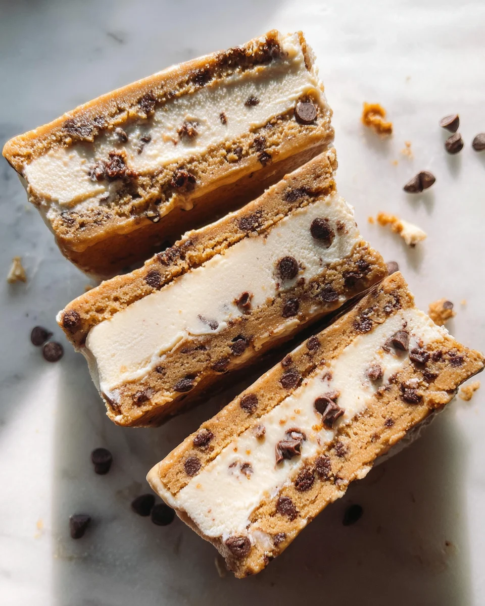 Cookie Dough Vegan Ice Cream Sandwiches (Easy + No-Bake!)