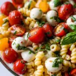 Creamy Caprese Pasta Salad