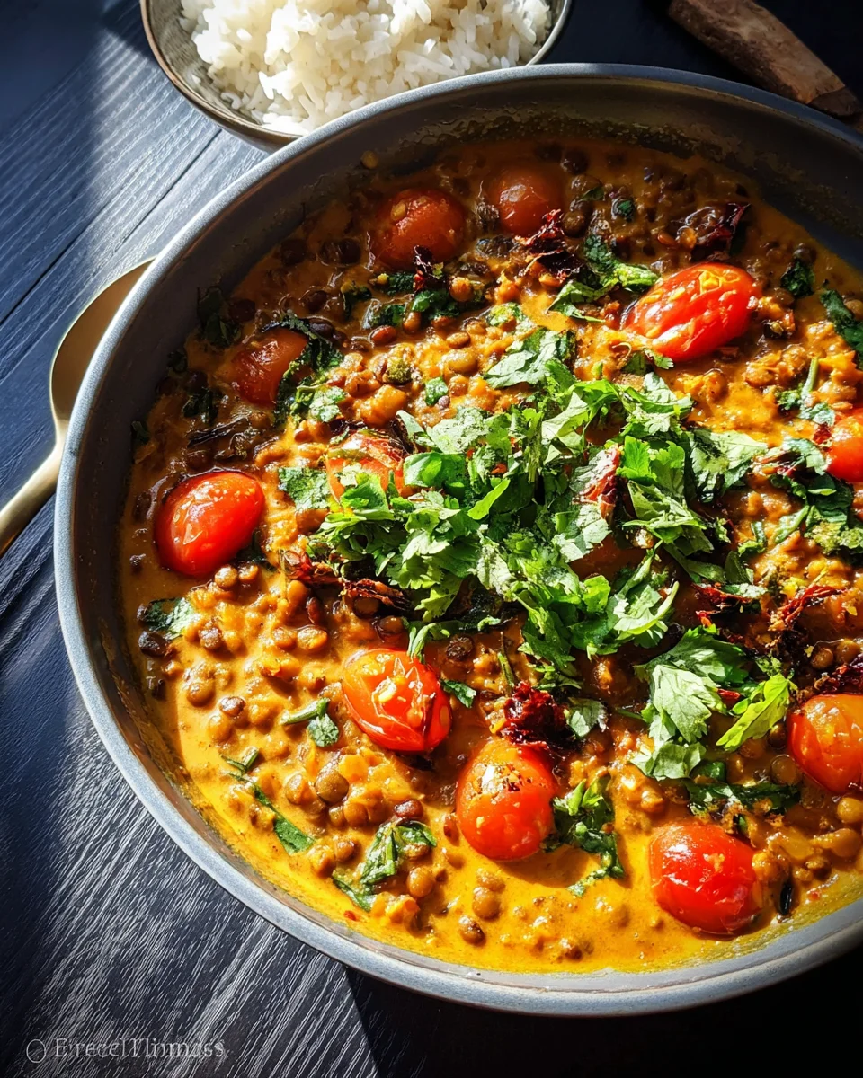 Creamy Coconut Lentil Curry Recipe