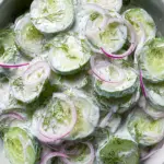 Creamy Cucumber Salad