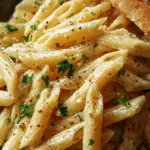 Creamy Garlic Penne Pasta