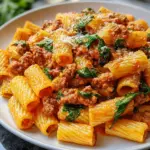 Creamy Sausage Rigatoni