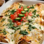 Creamy White Chicken Enchiladas