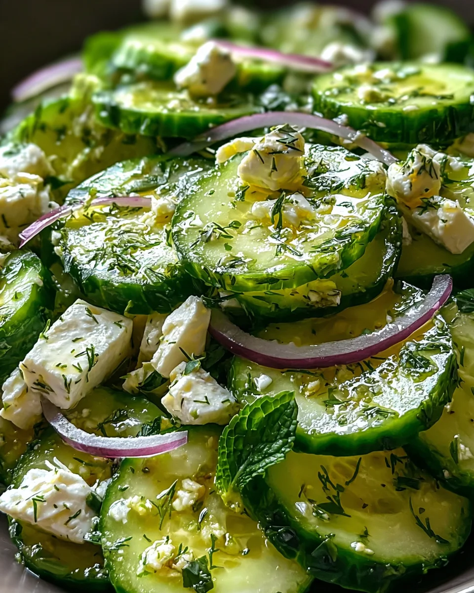 Cucumber Feta Salad