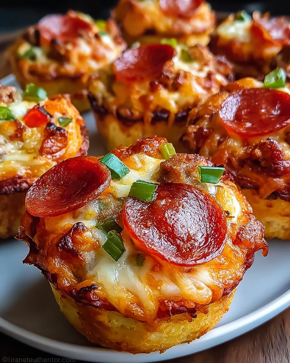 Deep Dish Pizza Cupcakes