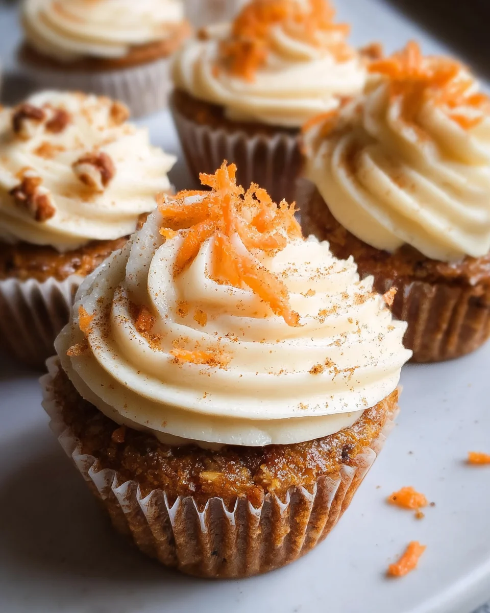 Easy Carrot Cake Cupcakes