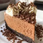 Easy No Bake Chocolate Cheesecake