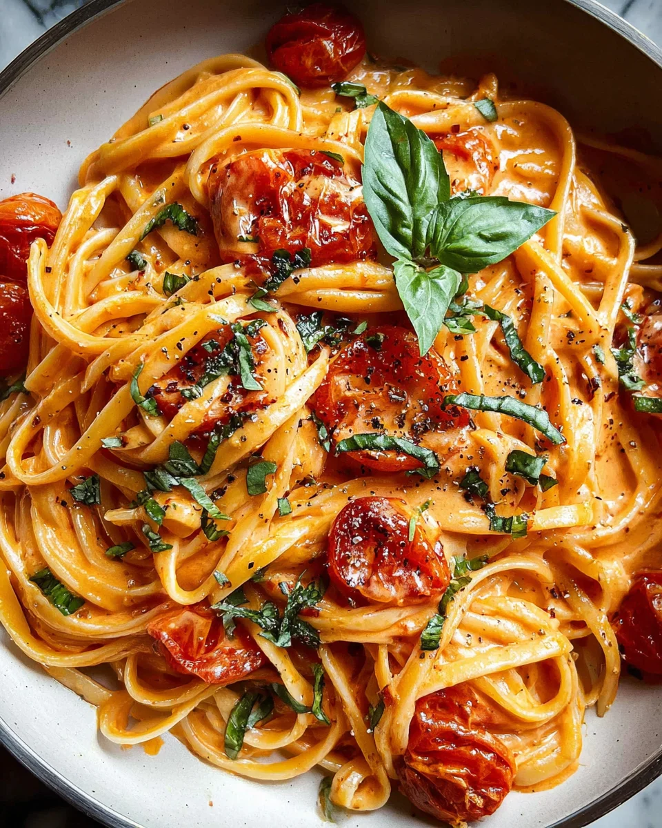 Easy One Pot Creamy Tomato Pasta