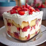 Easy Strawberry Trifle with Pound Cake
