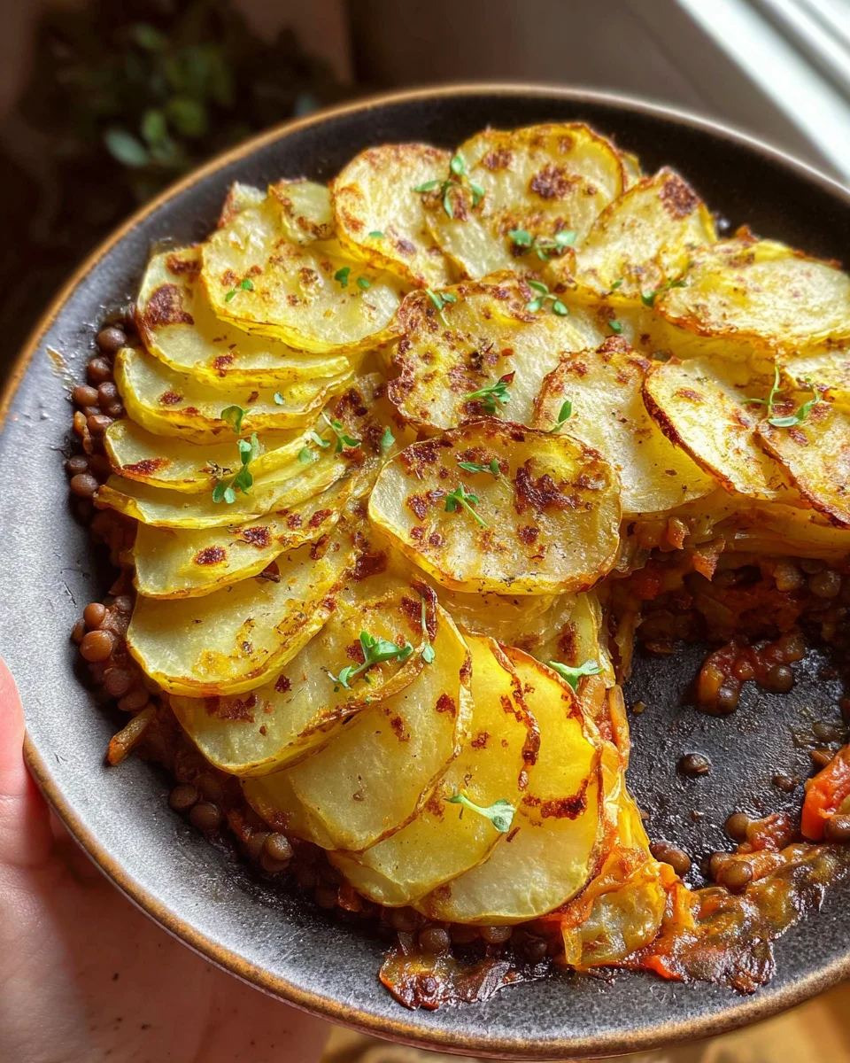 Easy Vegan Hotpot with Lentils