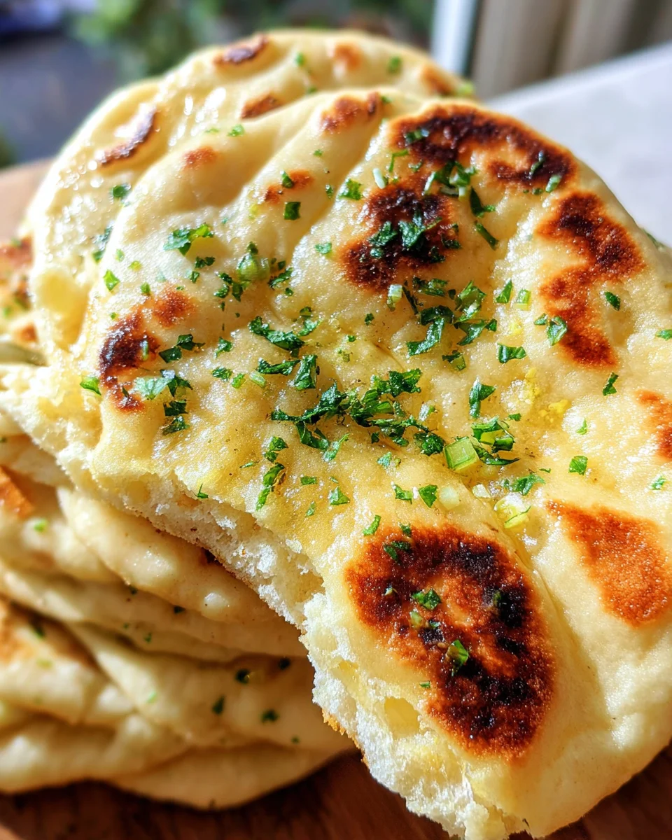 Easy Vegan Naan