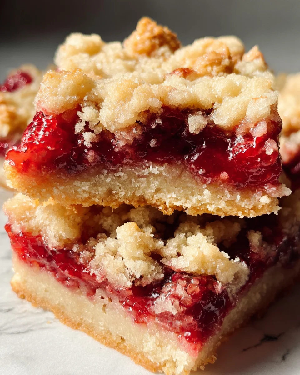 Fabulous Five Ingredient Raspberry Bars